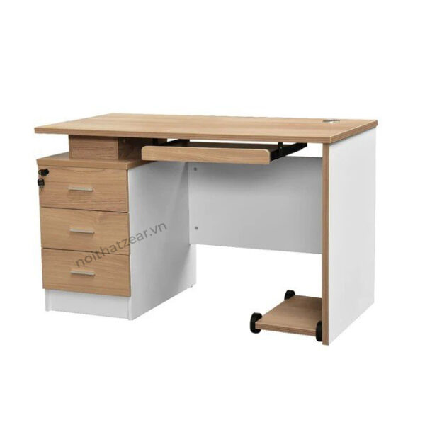 Bàn nhân viên có hộc và bàn phím BG9